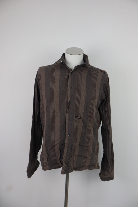 ENERGIE CAMICIA UOMO COTONE TG. M MAN CASUAL VINTAGE COTTON SHIRT MANICA LUNGA