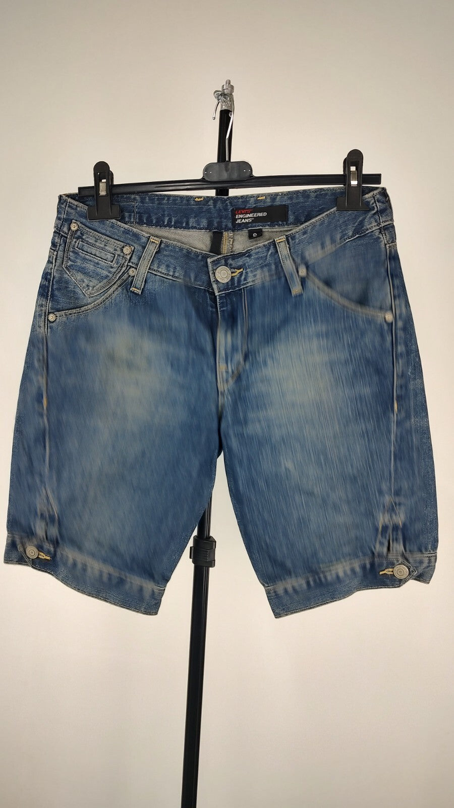LEVI'S ENGINEERED PANTALONE JEANS SHORTS UOMO TS. S MAN VINTAGE CASUAL PANTS