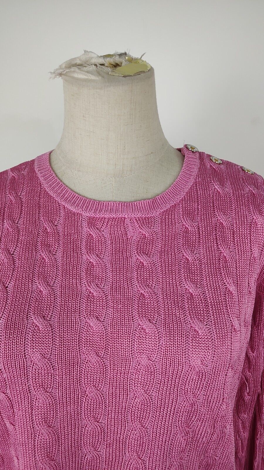 POLO RALPH LAUREN MAGLIONE COTONE DONNA TG S WOMAN CASUAL SWEATER ITALY