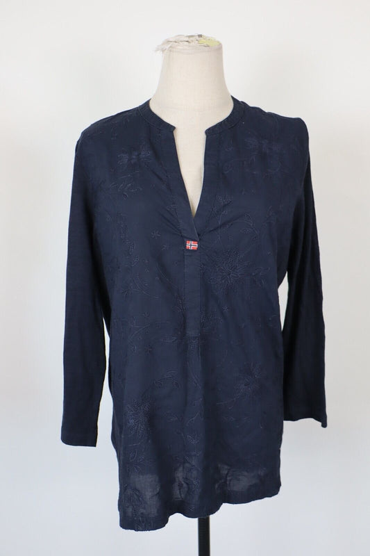 NAPAPIJRI MAGLIA DONNA TG. M WOMAN CASUAL VINTAGE TOP T-SHIRT COTONE