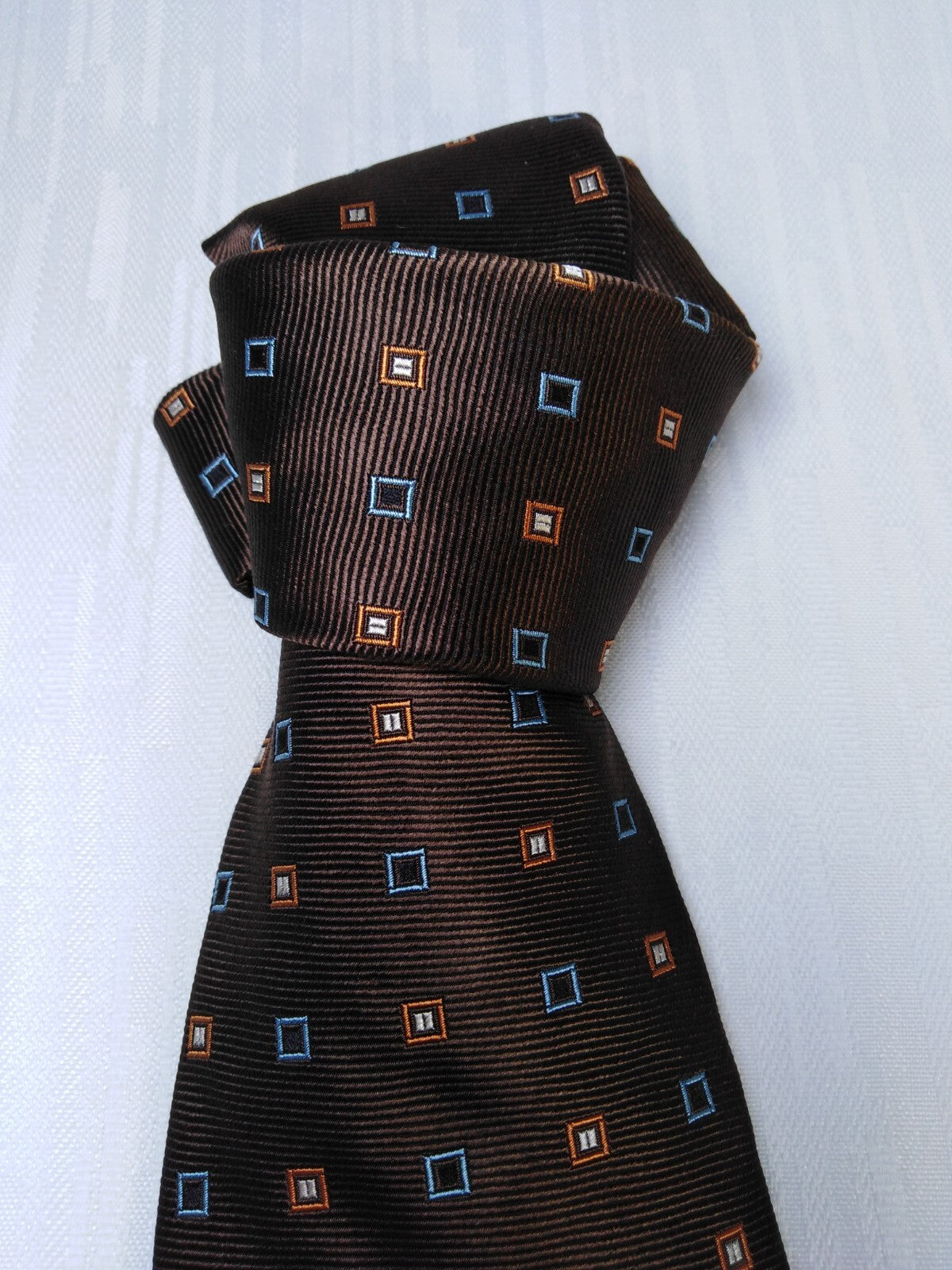 LES COPAINS 100% SETA SILK TIE CRAVATTA NECKTIE VINTAGE CLASSIC ITALY