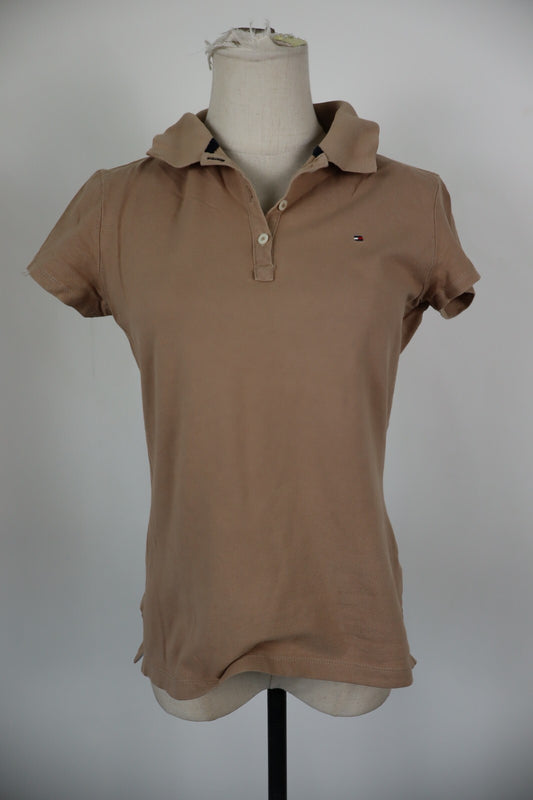 TOMMY HILFIGER POLO MAGLIA T-SHIRT DONNA COTONE TG M WOMAN CASUAL VINTAGE