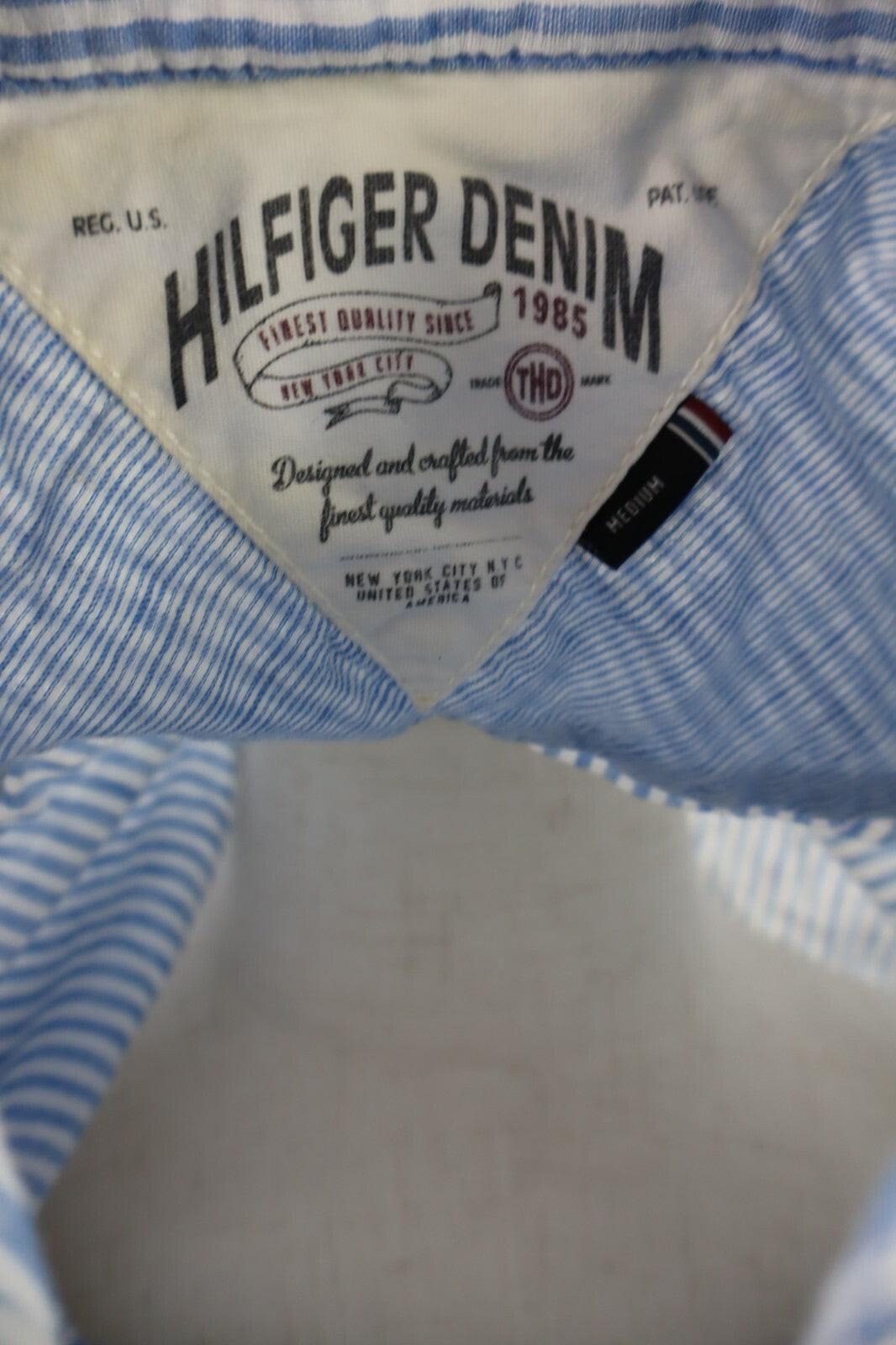 TOMMY HILFIGER CAMICIA DONNA TG. M WOMAN SHIRT CASUAL VINTAGE