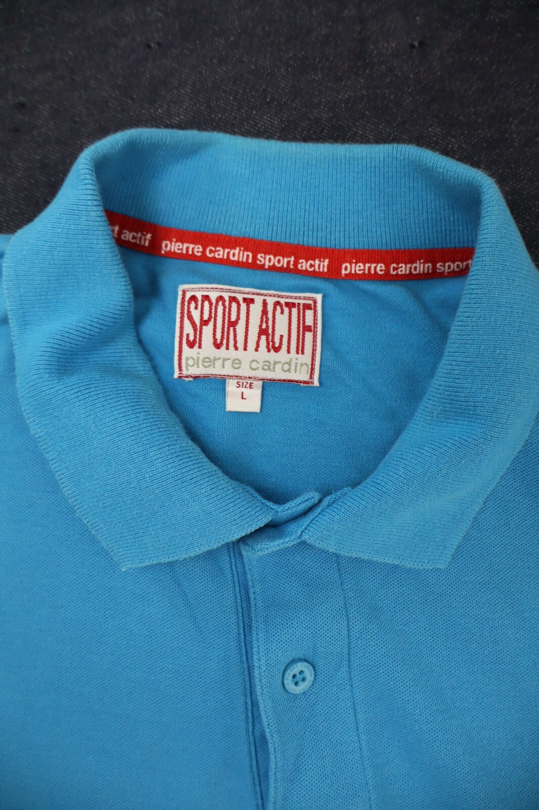 PIERRE CARDIN MAGLIA POLO UOMO TG. L MAN SHIRT CASUAL VINTAGE COTONE COTTON