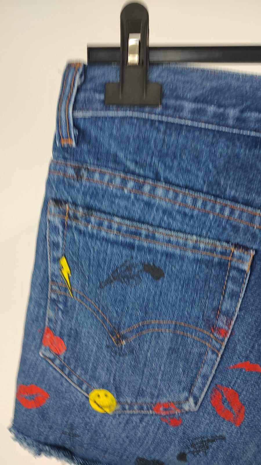 LEVI'S 603 PANTALONCINO DENIM JEANS DONNA TG 31 WOMAN VINTAGE SHORTS