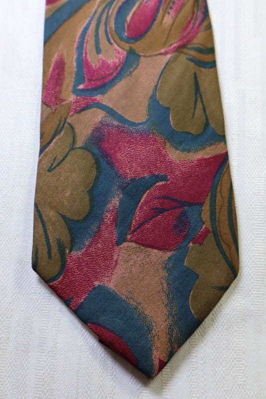 MOSCHINO 100% SILK TIE SETA CRAVATTA NECKTIE MADE ITALY UOMO