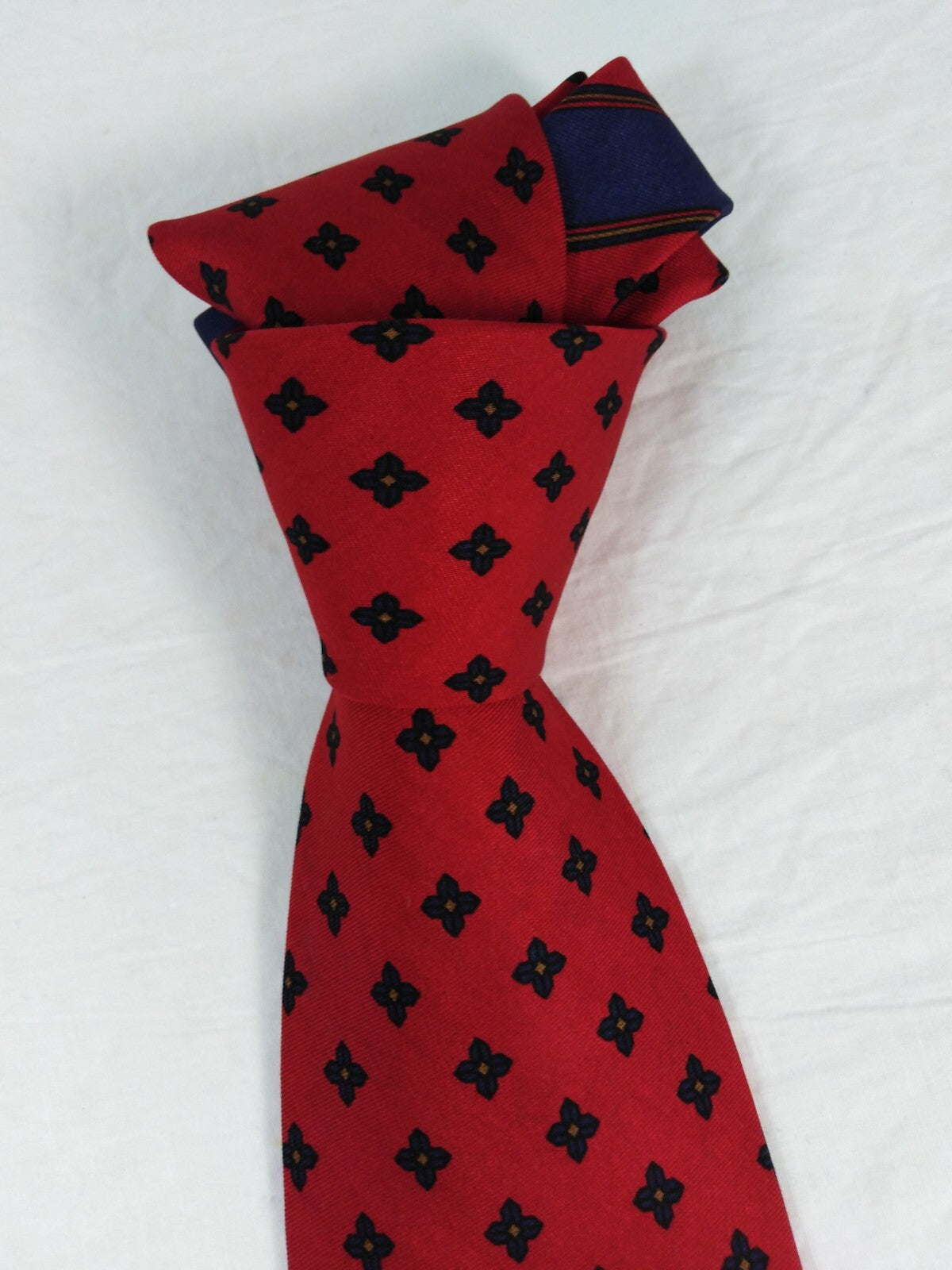TOMMY HILFIGER  SILK TIE SETA CRAVATTA NECKTIE MADE IN USA