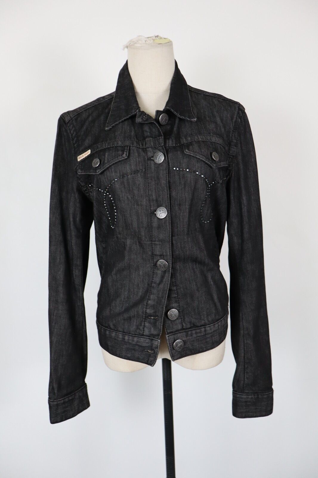 CALVIN KLEIN GIUBBINO JEANS DENIM DONNA Tg L WOMEN CASUAL VINTAGE JACKET