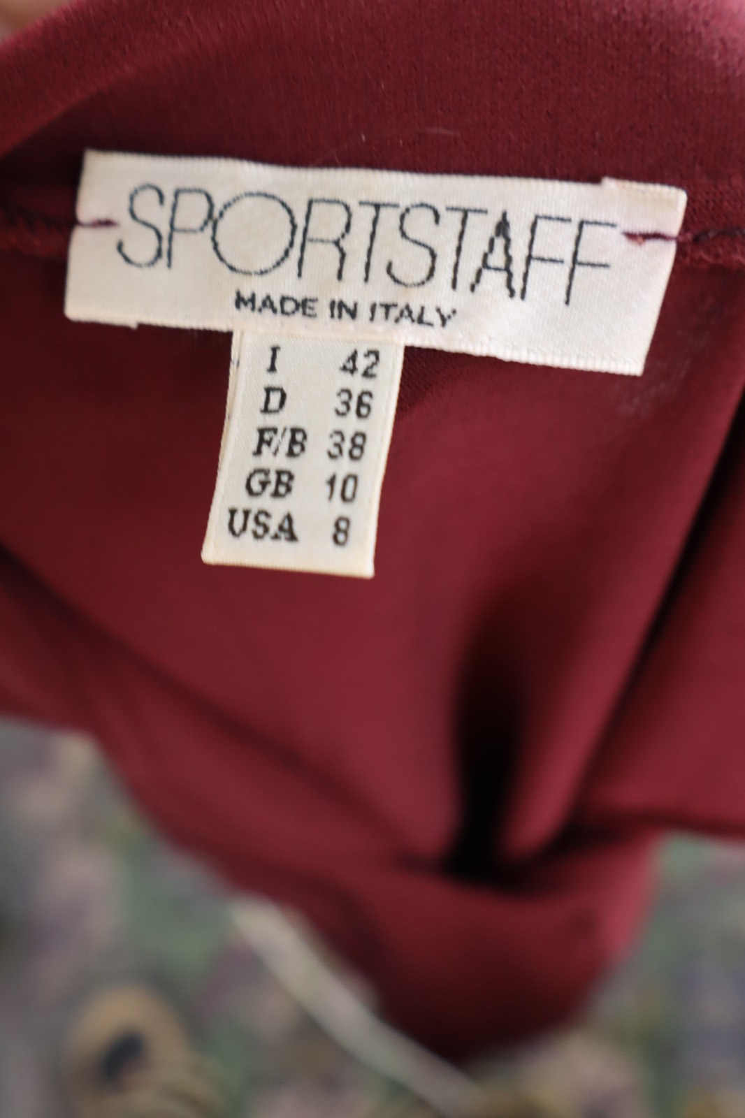 SPORTSTAFF COMPLETO DONNA Tg. 42 / 44 MAGLIA GONNA DRESS VINTAGE CASUAL SUIT