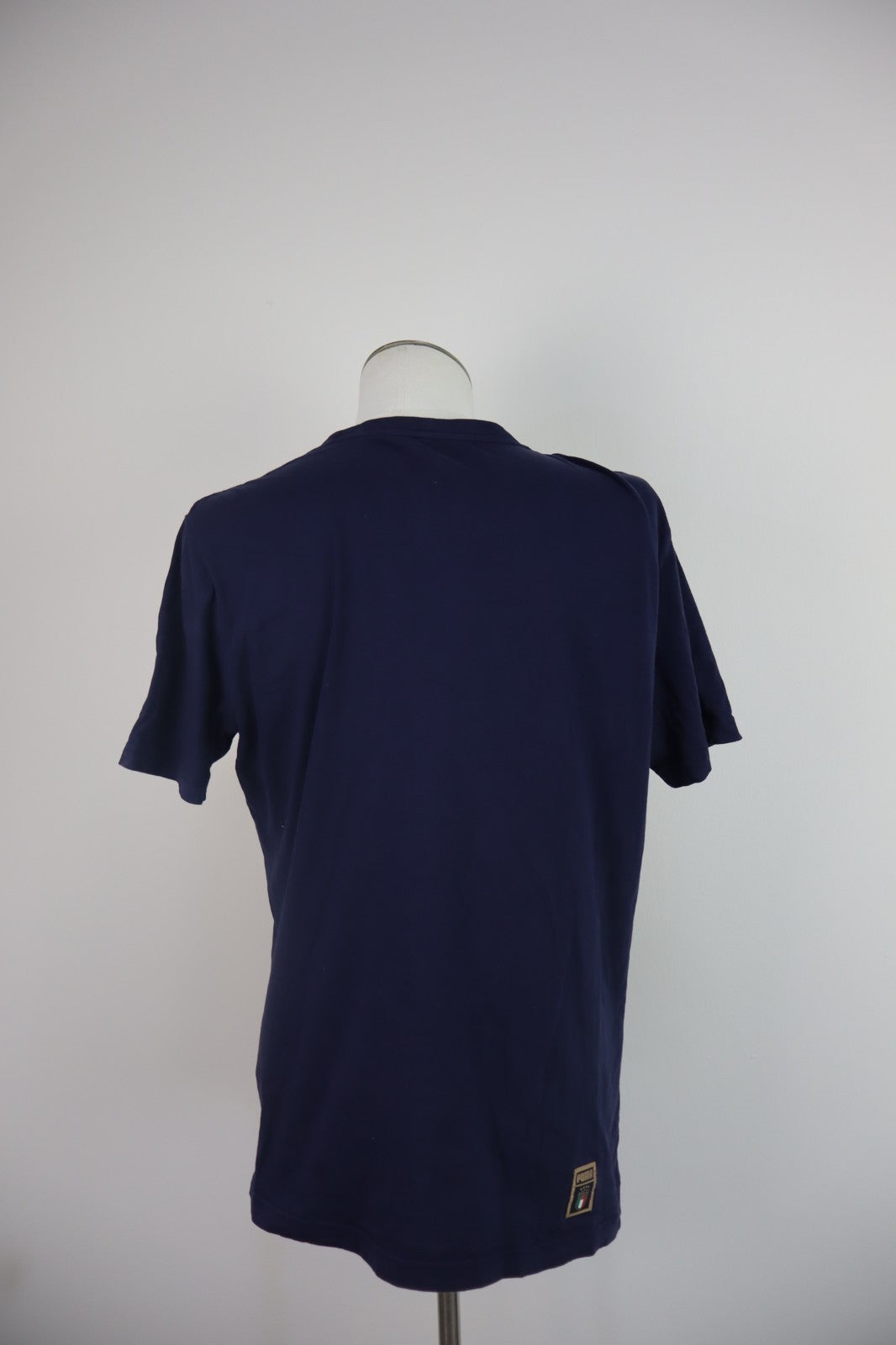 PUMA ITALIA FIGC CALCIO MAGLIA UOMO TG. L MAN T-SHIRT VINTAGE CASUAL COTONE