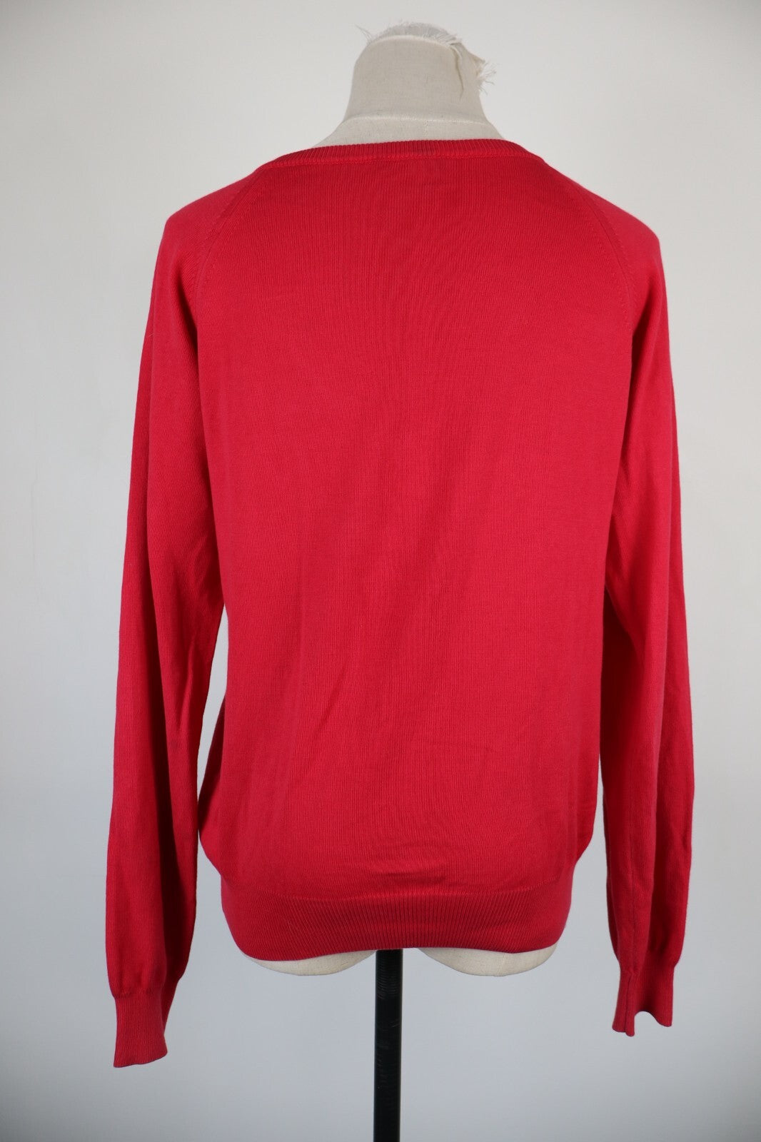 FRED PERRY MAGLIONE DONNA Tg. L WOMAN COTONE CASUAL COTTON SWEATER