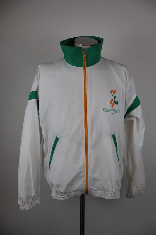 JEAN LEDUC TENNIS GIACCA ROLAND GARROS FELPA ZIP SPORT UOMO Tg 2 MAN JACKET