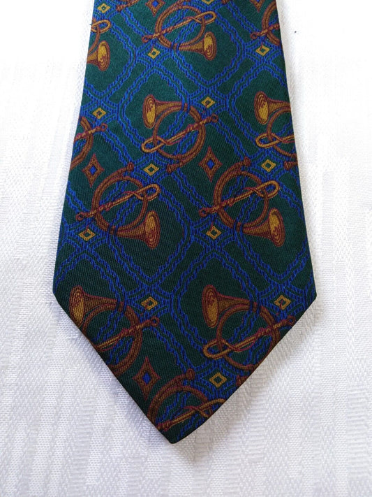 PROCHOWNICK 100% SILK TIE SETA CRAVATTA NECKTIE MADE IN ITALIA CLASSIC