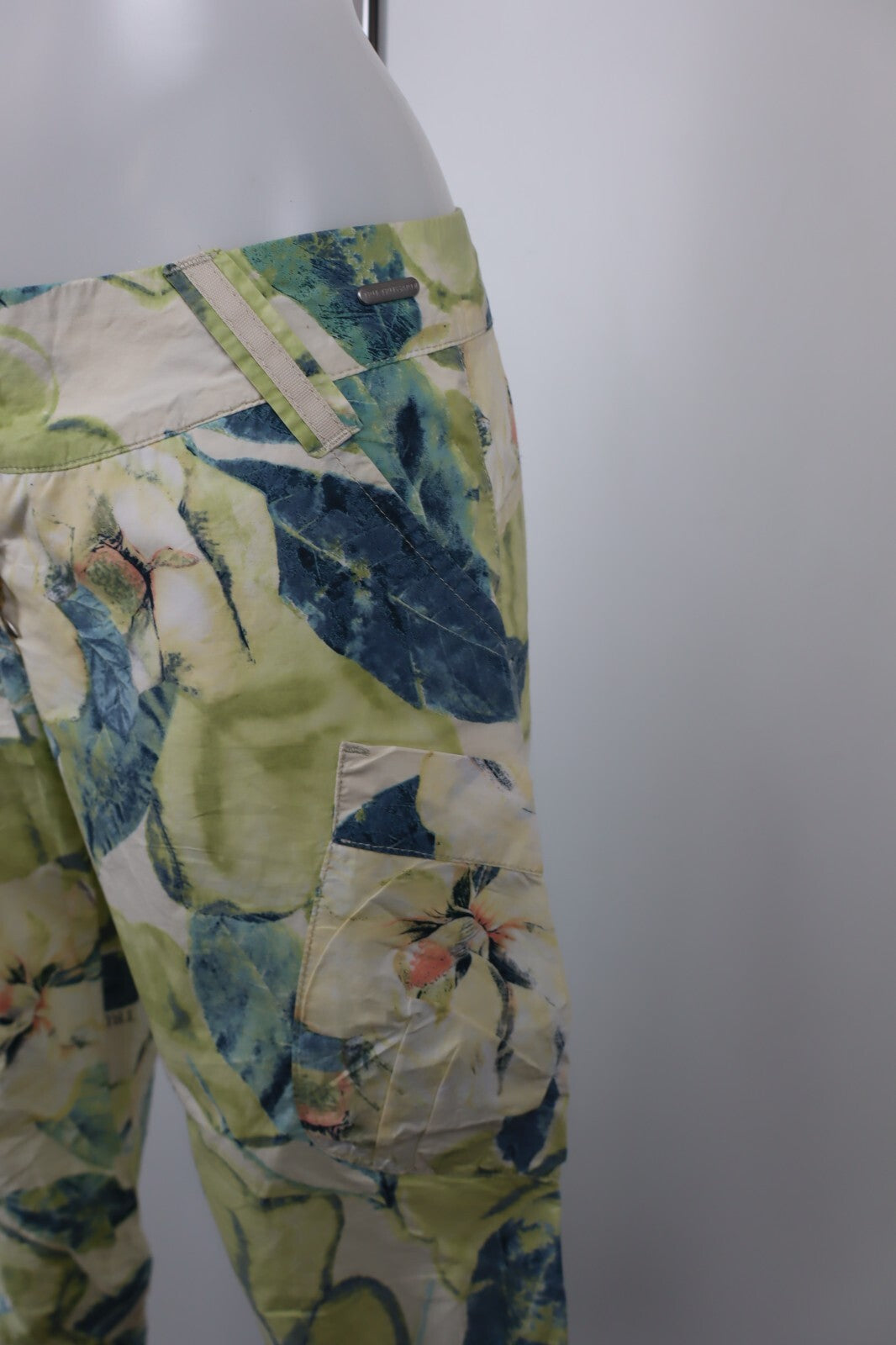 TRUSSARDI PANTALONE CAPRI CASUAL DONNA TG 42 WOMAN VINTAGE PANTS COTONE