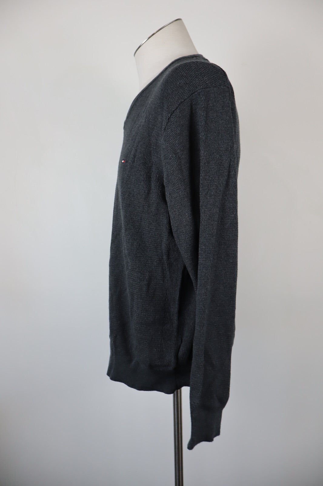 TOMMY HILFIGER MAGLIONE VINTAGE COTONE UOMO Tg. L MAN COTTON SWEATER CASUAL