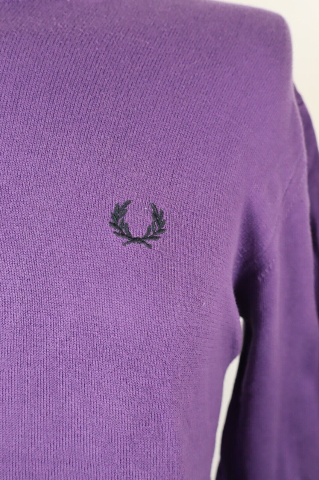 FRED PERRY MAGLIONE RAGAZZO COTONE VINTAGE UOMO TG 14 ANNI MAN SWEATER CASUAL