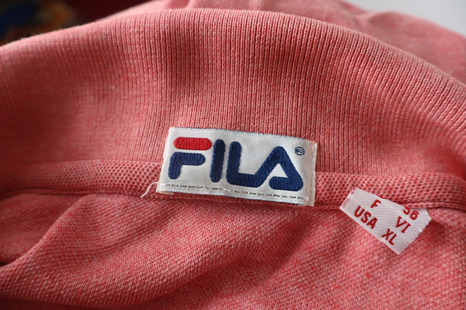 FILA POLO MAGLIA UOMO TG 56 MAN T-SHIRT CASUAL VINTAGE COTONE COTTON LOGO