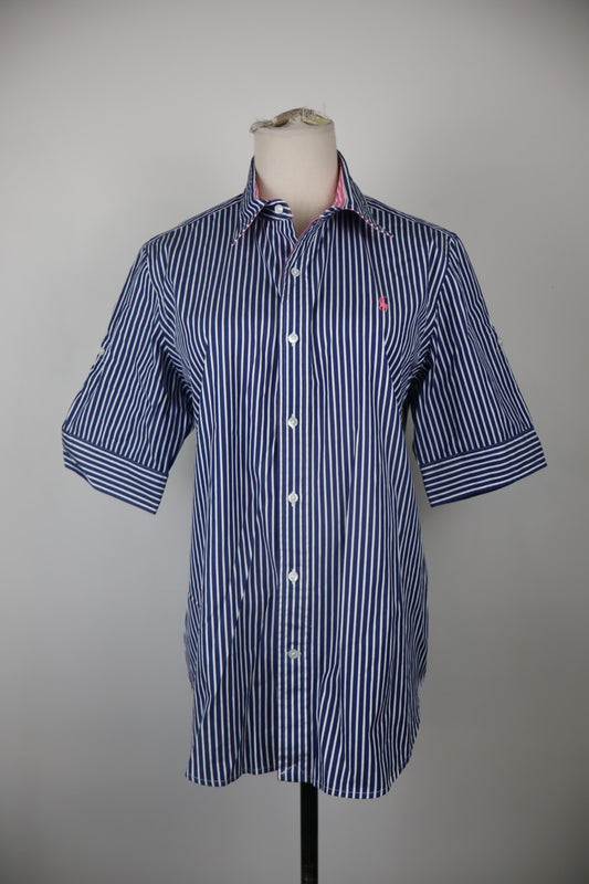 RALPH LAUREN POLO GOLF CAMICIA DONNA 14 WOMAN SHIRT CASUAL VINTAGE COTONE COTTON