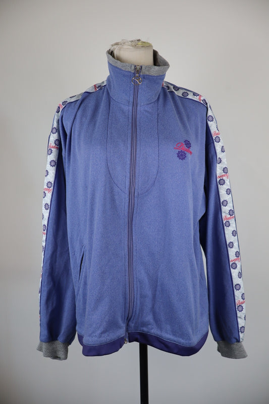 KILIMANJARO FELPA CON ZIP DONNA Tg 42 WOMAN CASUAL VINTAGE SPORT SWEATSHIRT