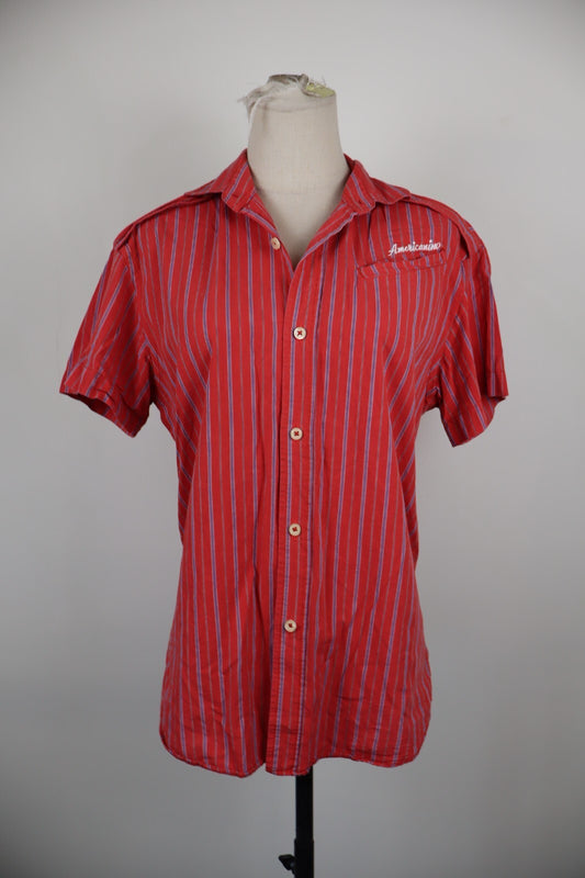 AMERICANINO CAMICIA  DONNA TG. M WOMAN SHIRT CASUAL VINTAGE COTONE COTTON