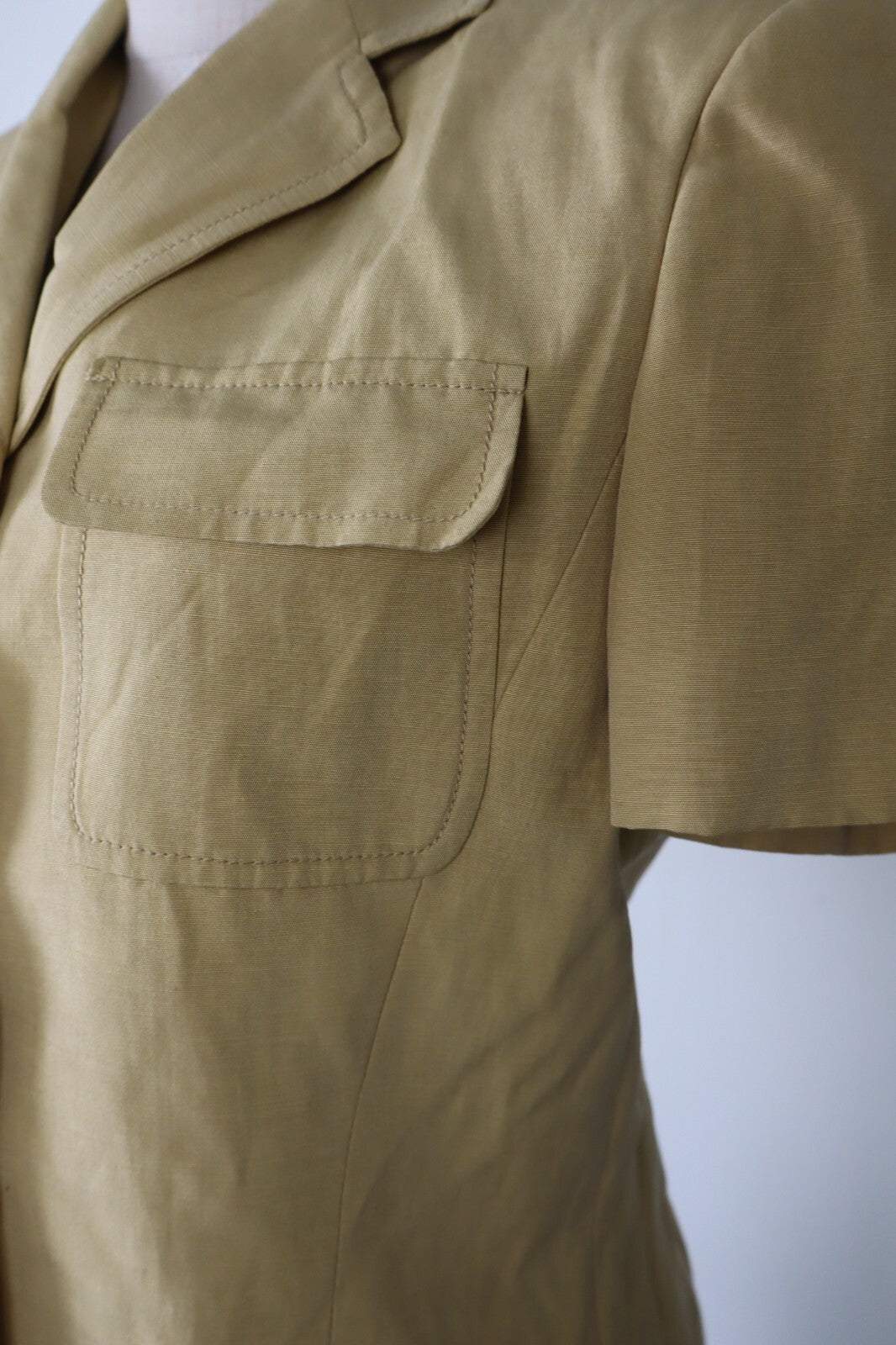 MARELLA BLAZER GIACCA DONNA Tg 42 WOMAN CASUAL VINTAGE JACKET LINO SETA