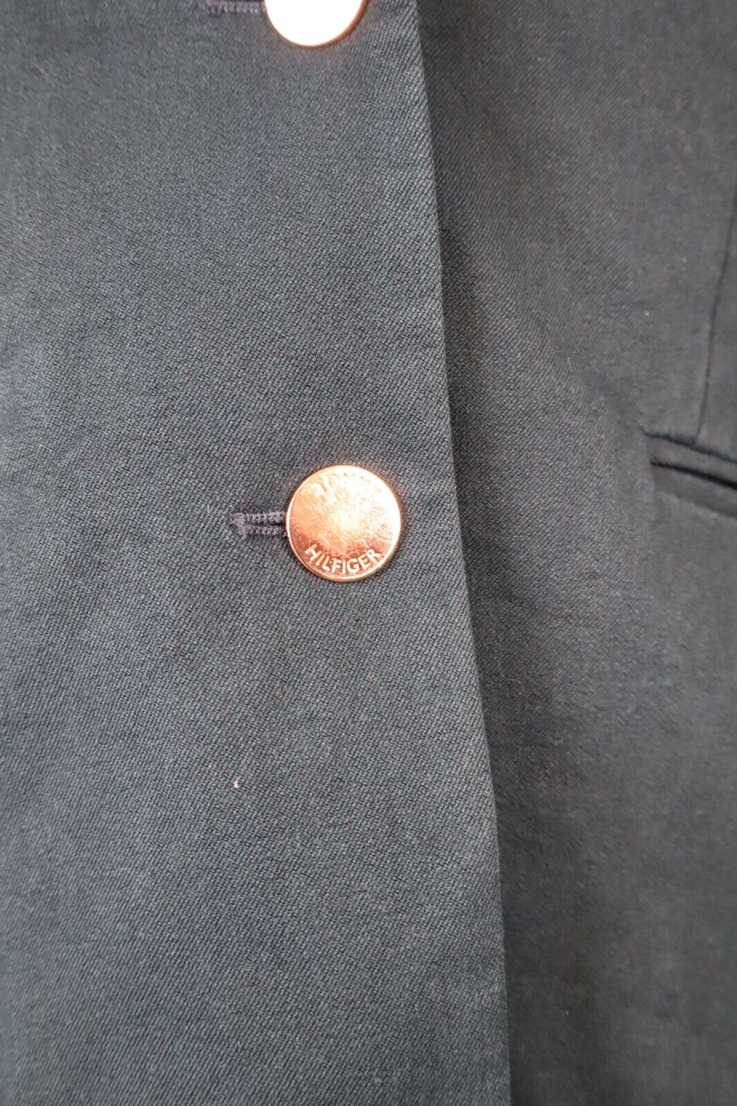 TOMMY HILFIGER BLAZER GIACCA DONNA Tg 2 WOMAN CASUAL VINTAGE JACKET COTONE