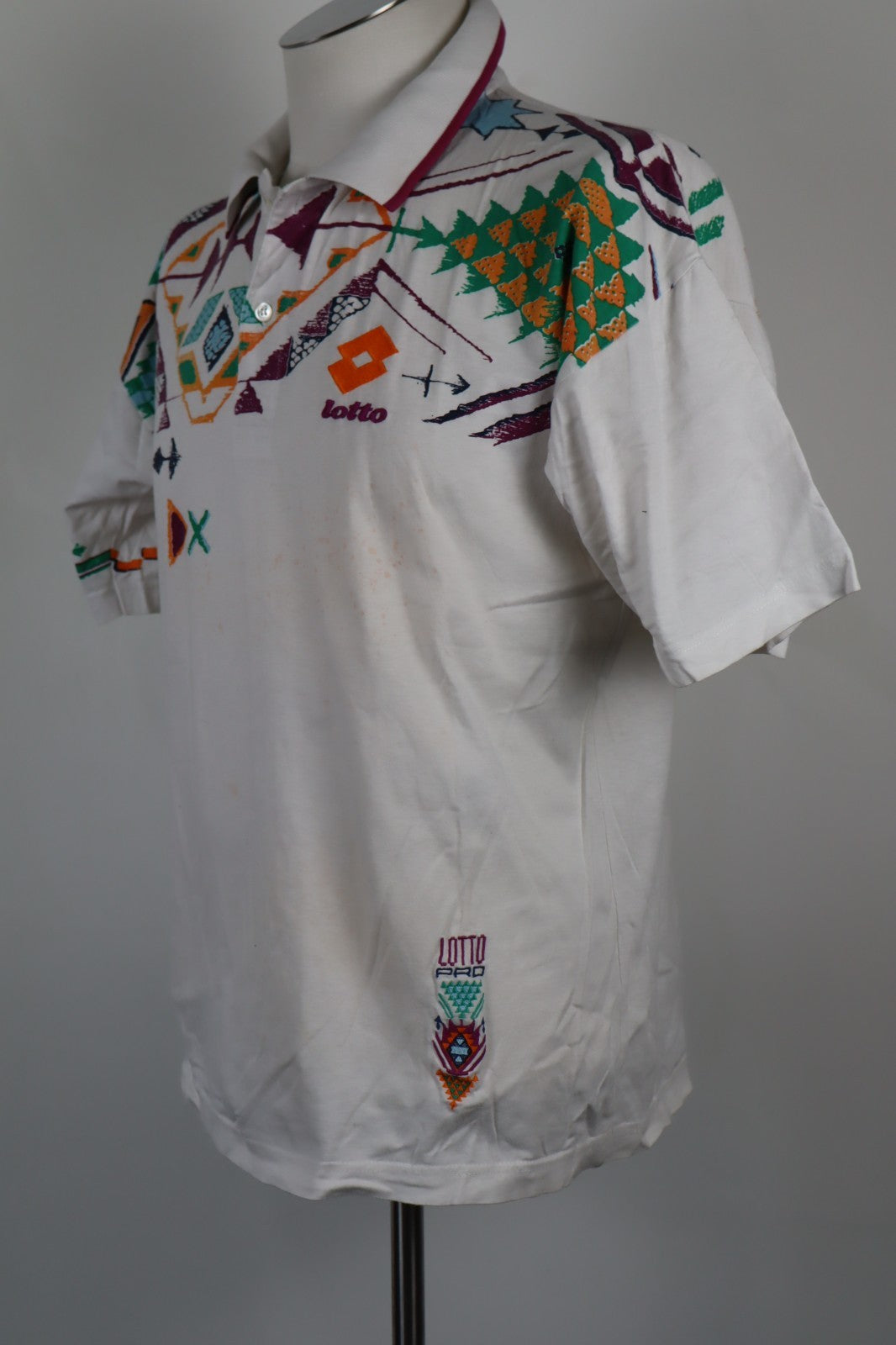 LOTTO PRO TENNIS MAGLIA POLO T-SHIRT UOMO Tg L MAN SPORT VINTAGE