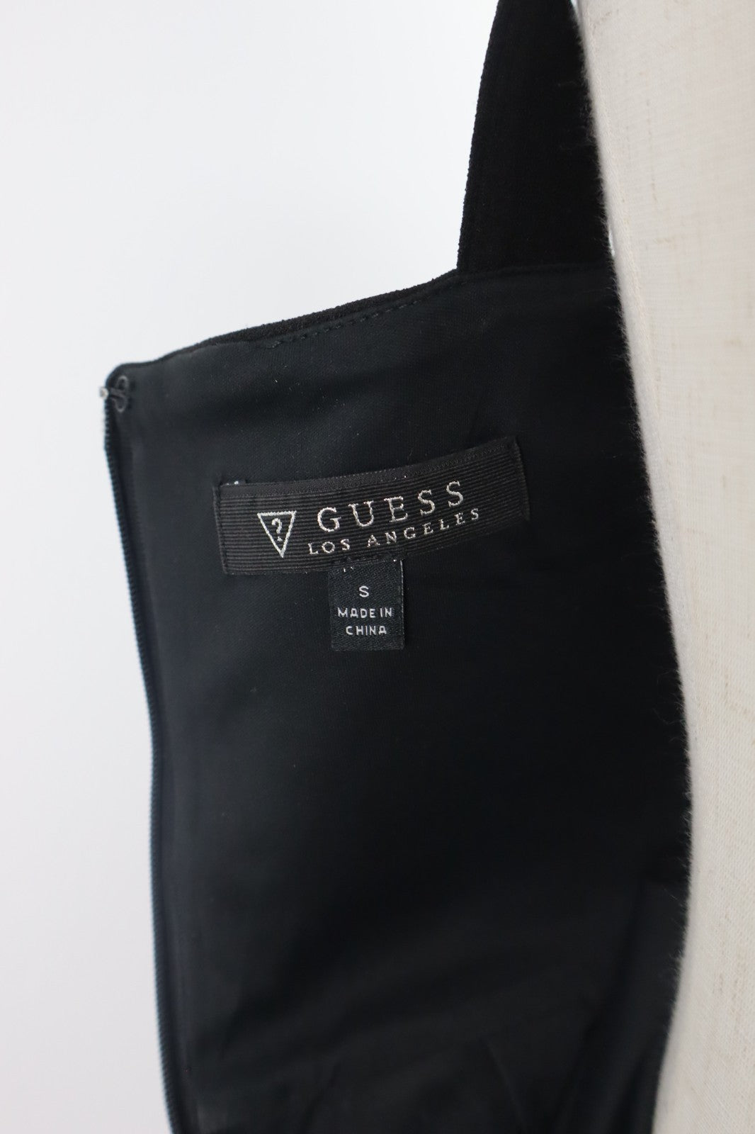 GUESS VESTITO DONNA TG. S WOMAN CASUAL VINTAGE DRESS ABITO CERNIERA