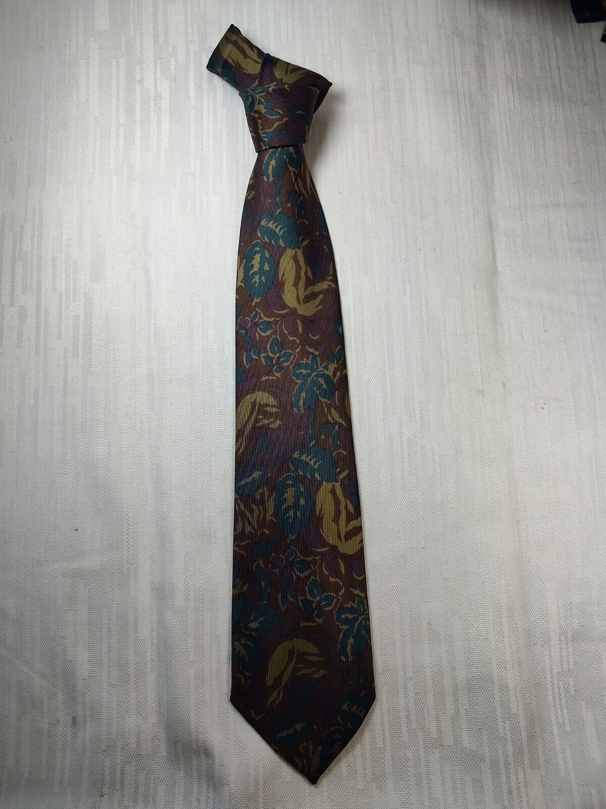 LES COPAINS 100% SILK TIE SETA CRAVATTA NECKTIE MADE IN ITALY CLASSIC
