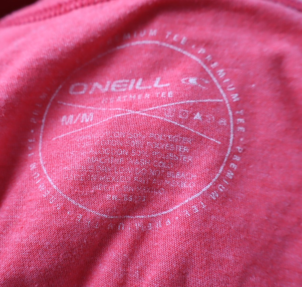 O'NEILL CANOTTA MAGLIA UOMO TG M MAN T-SHIRT CASUAL VINTAGE COTONE COTTON ROSSO