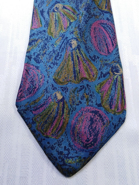 BARTON 100% SETA SILK  TIE CRAVATTA NECKTIE ITALY VINTAGE CLASSIC