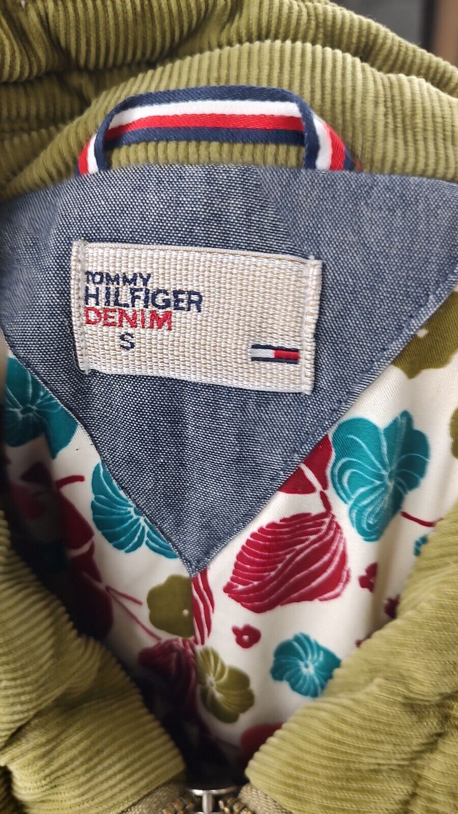 TOMMY HILFIGER GIUBBINO GIACCA DONNA Tg. S WOMAN CASUAL JACKET VINTAGE ITALY