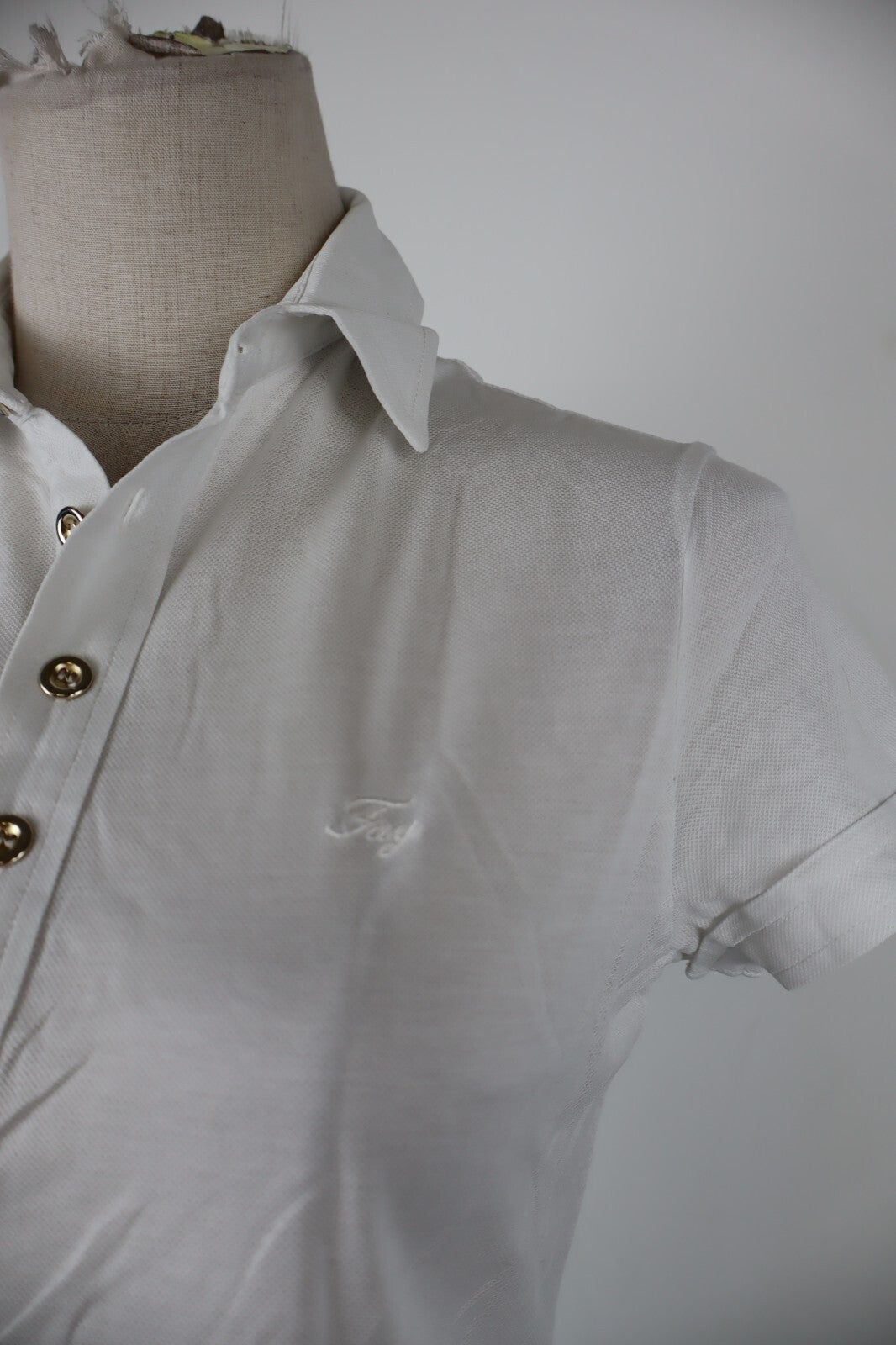 FAY POLO DONNA COTONE TG. M WOMAN COTTON T-SHIRT CASUAL VINTAGE