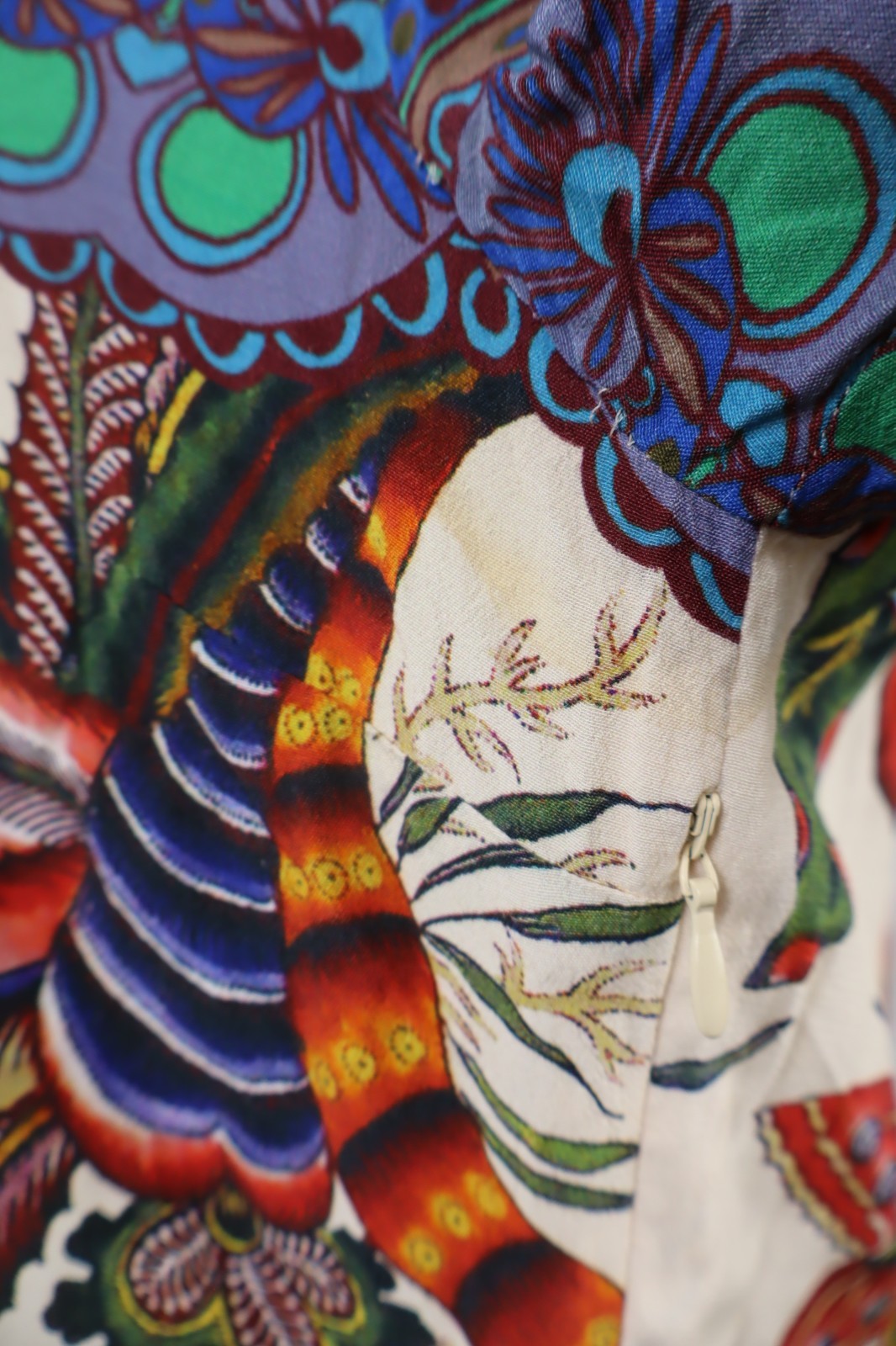 DESIGUAL VESTITO MANICA A 3/4 DONNA TG 40 WOMAN CASUAL VINTAGE DRESS ABITO LOGO