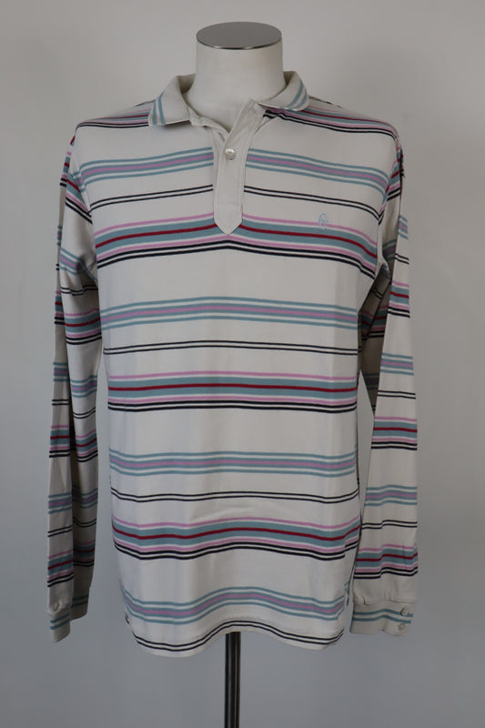 CONTE OF FLORENCE MAGLIA POLO UOMO TG. L MAN POLO SHIRT CASUAL VINTAGE COTONE