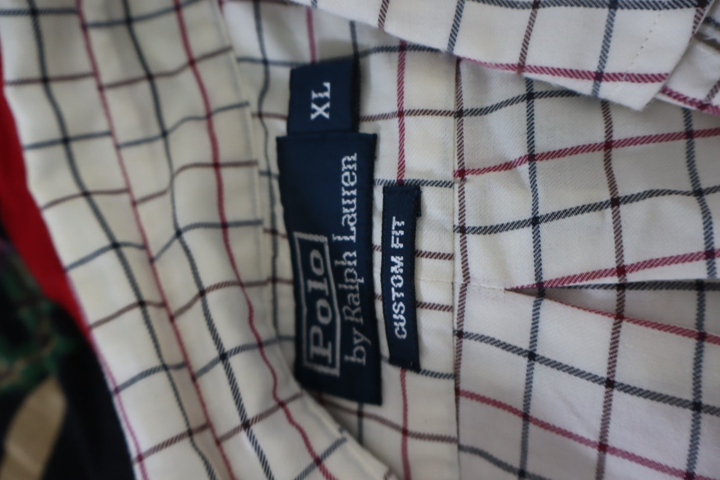 POLO RALPH LAUREN CAMICIA UOMO TG. XL MAN CASUAL VINTAGE SHIRT COTONE COTTON