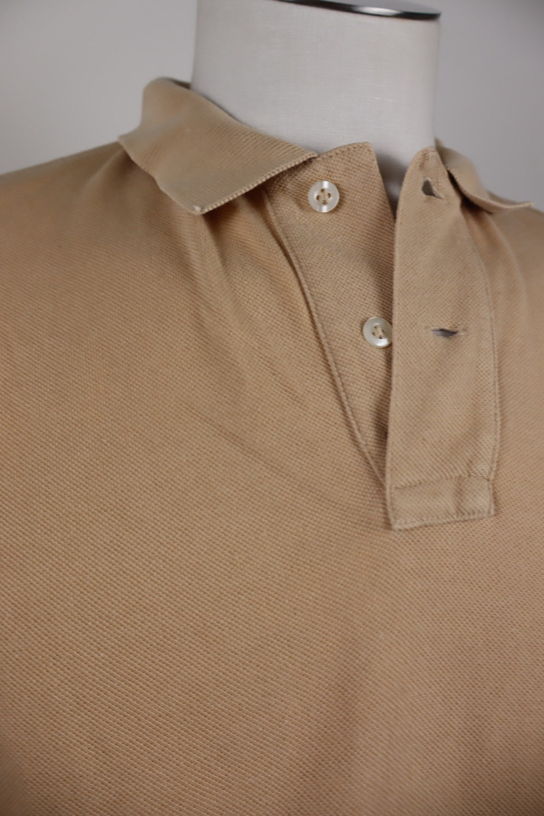 RALPH LAUREN MAGLIA POLO UOMO COTONE TG L MAN COTTON SHIRT CASUAL VINTAGE LOGO