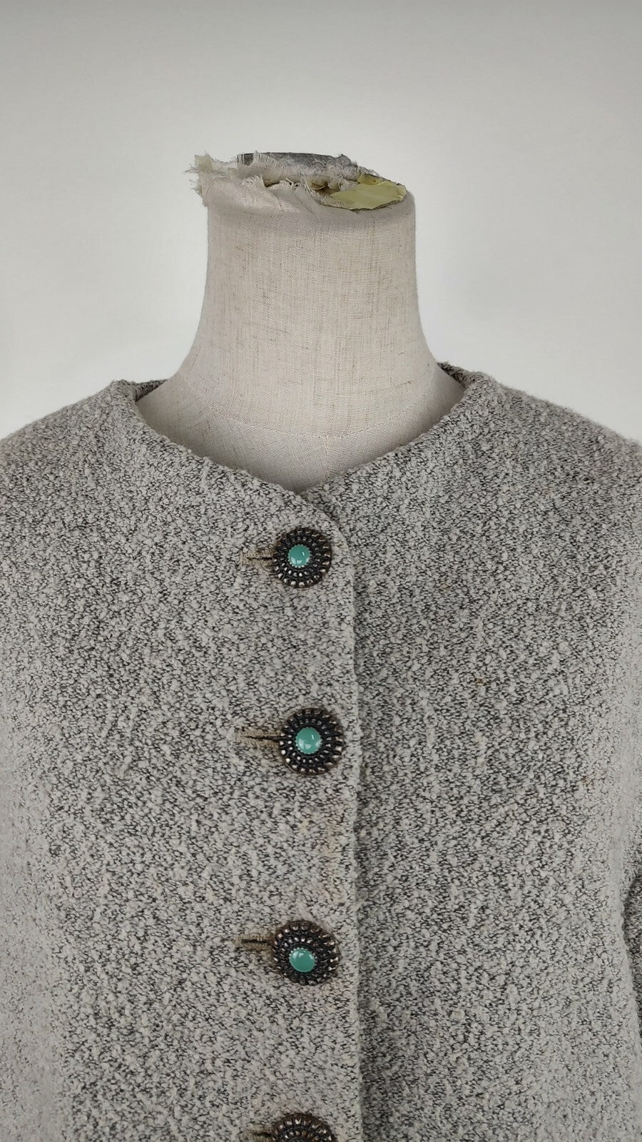 BYBLOS BLU CAPPOTTO LANA GIACCA DONNA 42 WOMAN COAT VINTAGE