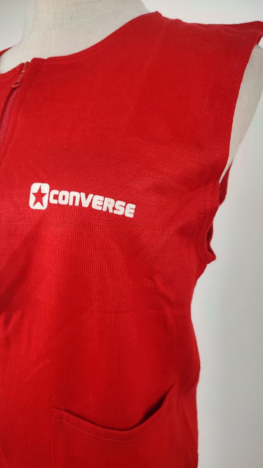CONVERSE MAGLIONE SMANICATO CARDIGAN DONNA Tg M WOMAN CASUAL VINTAGE SWEATER
