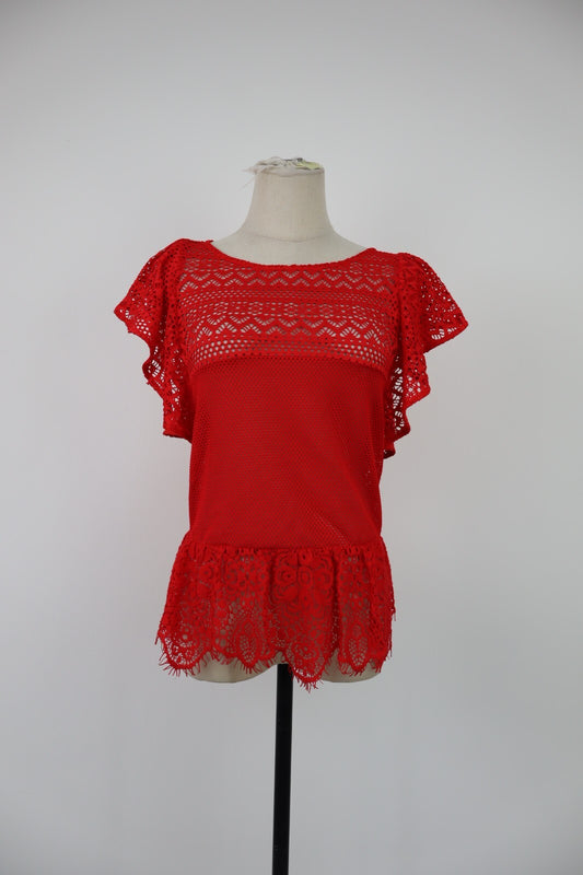 LIU JO JEANS MAGLIA DONNA TG. S WOMAN CASUAL VINTAGE T-SHIRT TOP