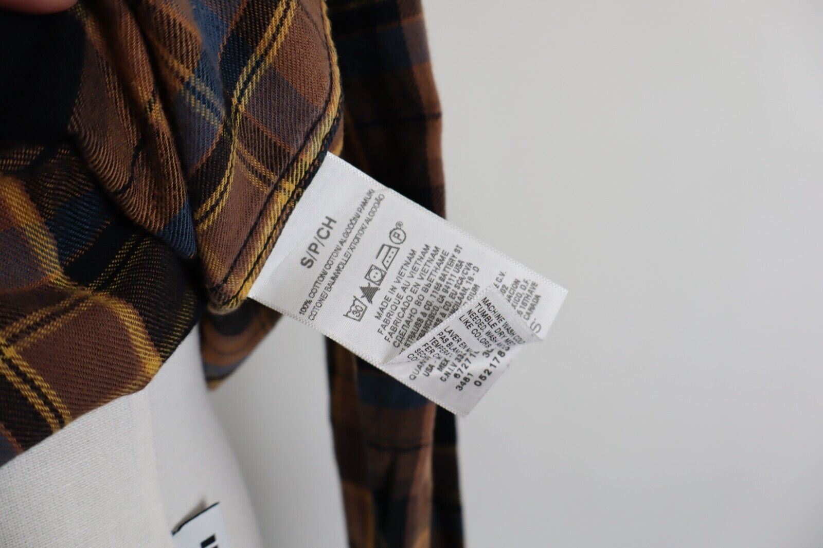 DOCKERS CAMICIA UOMO TG. S MAN CASUAL VINTAGE SHIRT COTONE COTTON