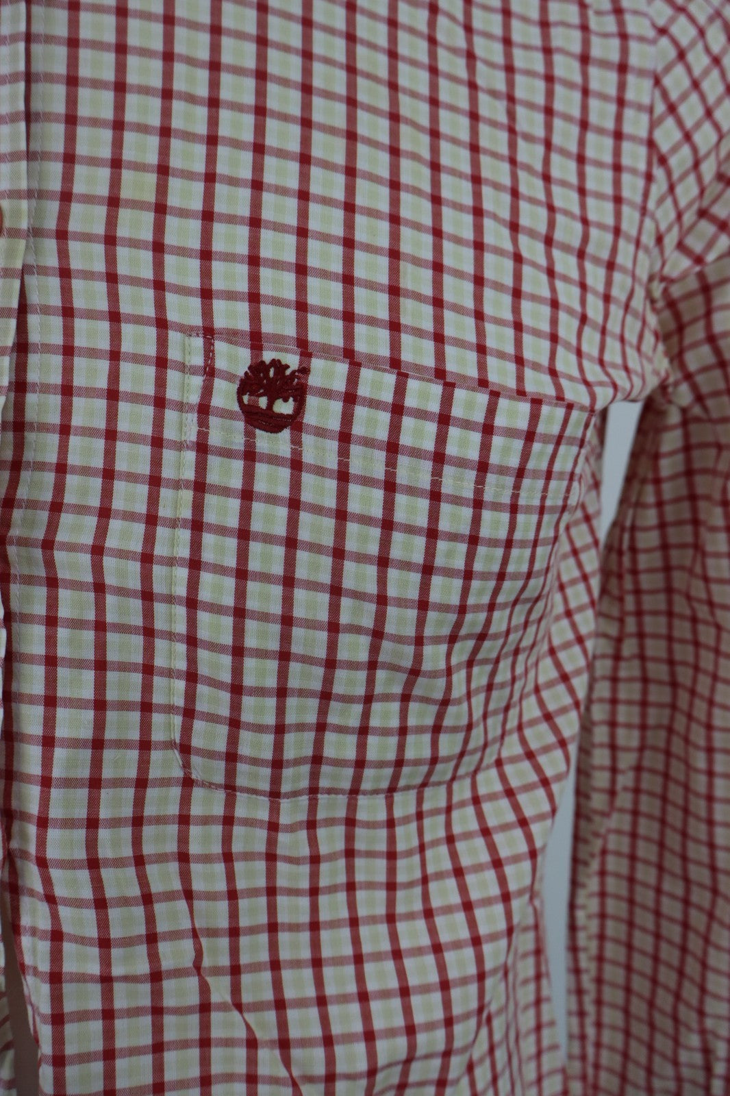 TIMBERLAND CAMICIA UOMO TG. S MAN CASUAL VINTAGE SHIRT COTONE COTTON LOGO
