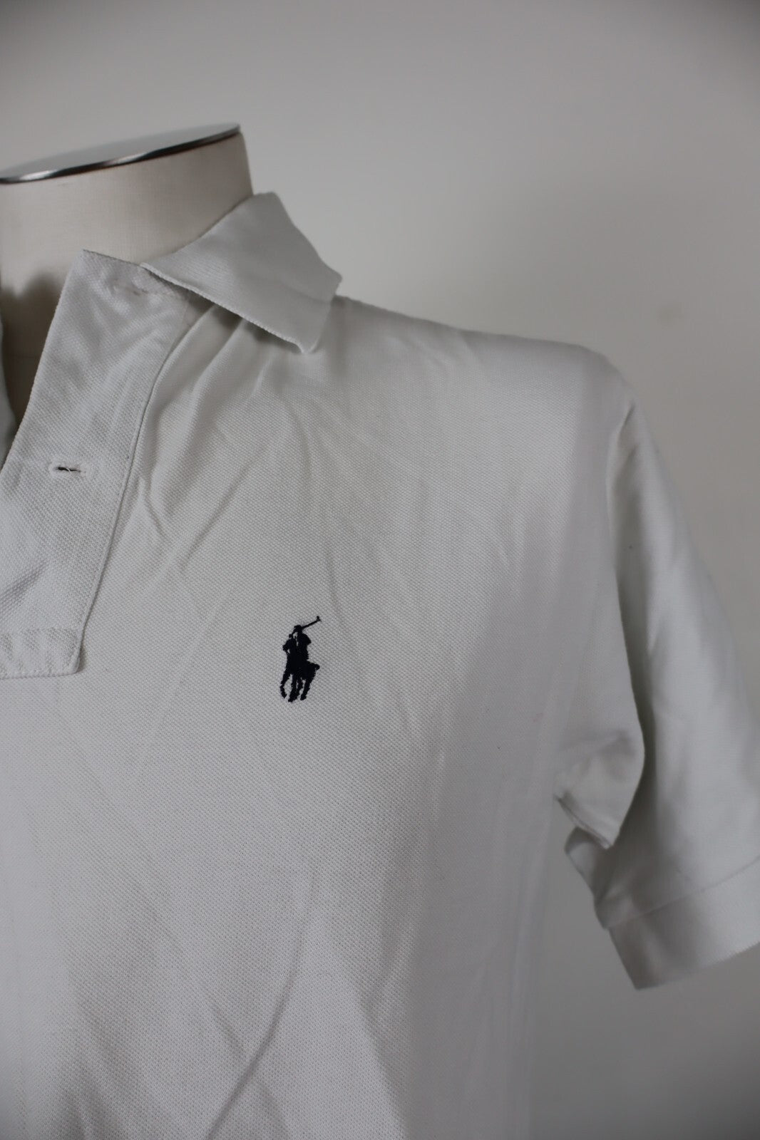 RALPH LAUREN MAGLIA POLO UOMO COTONE TG. M MAN SHIRT CASUAL VINTAGE COTTON