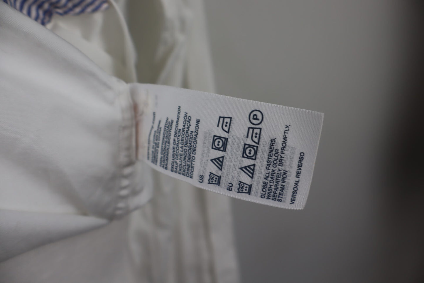 TOMMY HILFIGER CAMICIA UOMO COTONE TG. L MAN CASUAL VINTAGE COTTON SHIRT