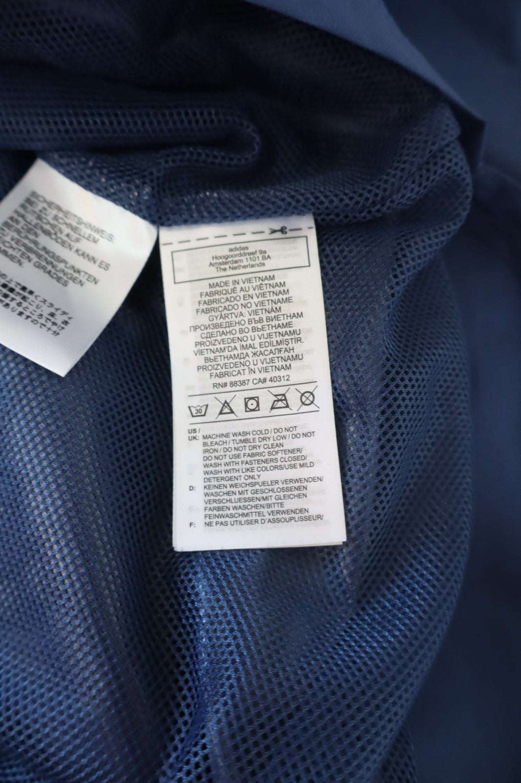 ADIDAS GIACCA EURO 2020 SPORTIVA UOMO CALCIO Tg XL MAN SOCCER VINTAGE JACKET