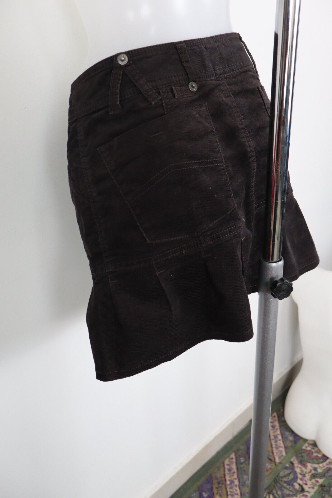 ARMANI JEANS GONNA DONNA WOMAN SKIRT Tg. 42 CASUAL MADE IN ITALY VELLUTO