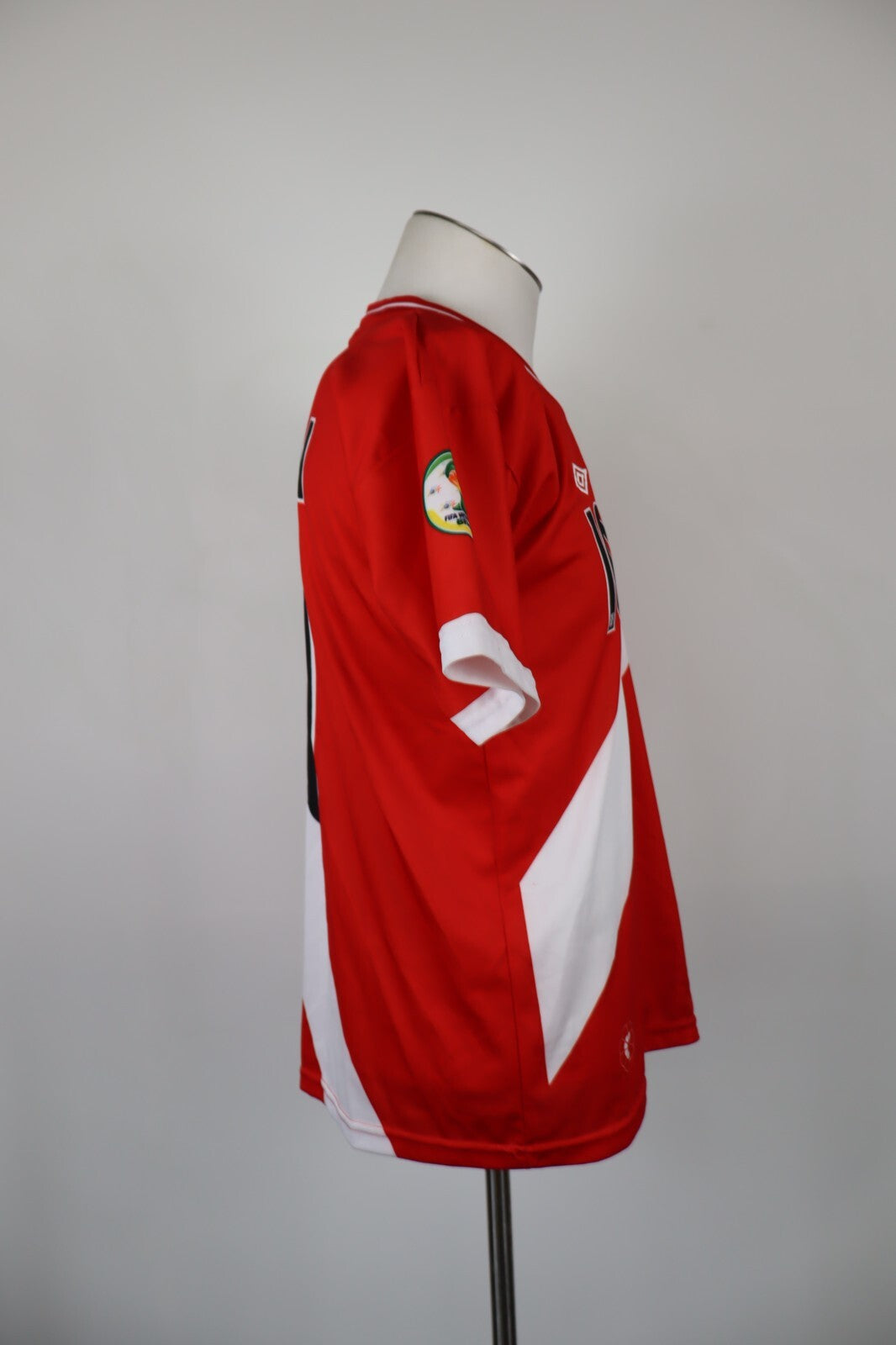 UMBRO PERU FARFAN N 10 MAGLIA CALCIO TRIKOT UOMO Tg L SOCCER JERSEY VINTAGE 2018
