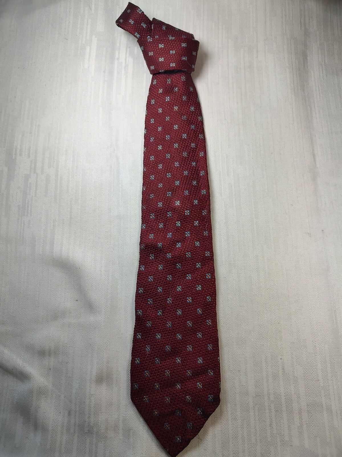 ZANOLINI 100% SILK TIE SETA CRAVATTA NECKTIE MADE IN ITALY CLASSIC
