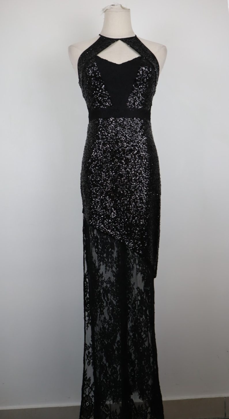 MARCIANO GUESS VESTITO ABITO DONNA TG. 40 WOMAN CASUAL VINTAGE DRESS PAILETTES