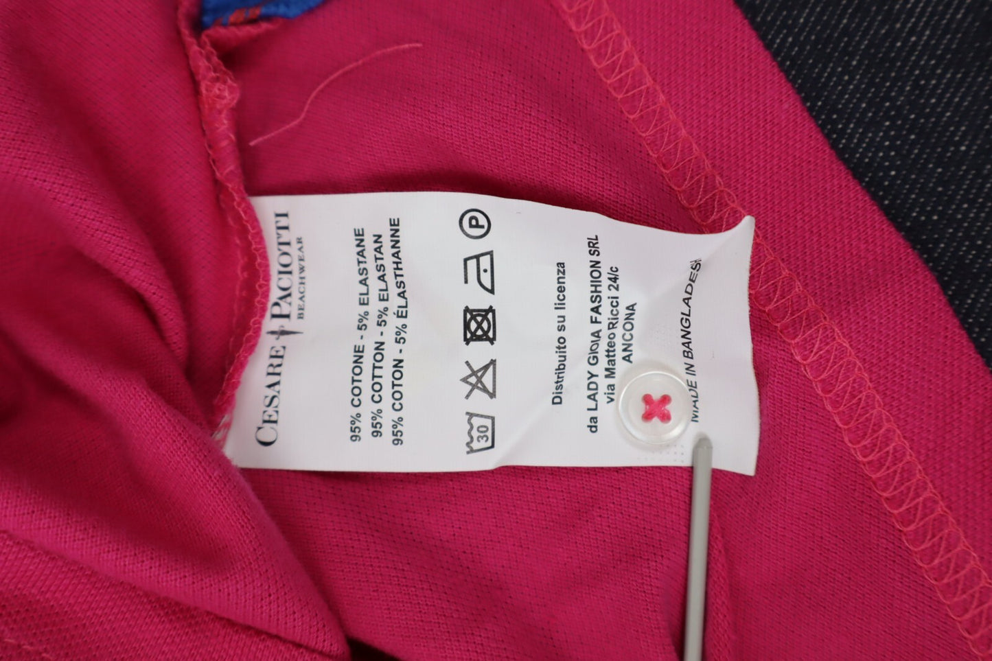 CESARE PACIOTTI POLO MAGLIA DONNA TG. M WOMAN SHIRT CASUAL VINTAGE WITH TAG